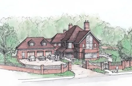 Concept for bespoke residence in Sevenoaks min
