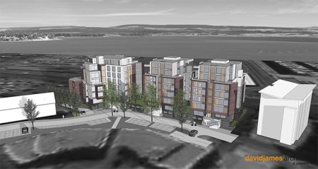 DJA design large apartment scheme Poole 1 min