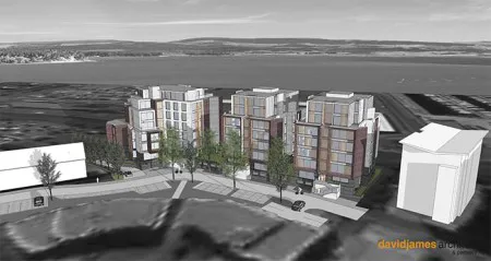 DJA design large apartment scheme Poole 1 min