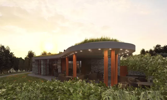 SK40 Tasting Centre 3D Views