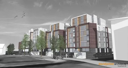 DJA design large apartment scheme Poole 3 min