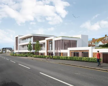 CGI of DJA design on South Coast 3 min