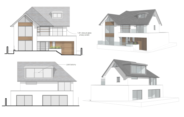 Elevations and 3D